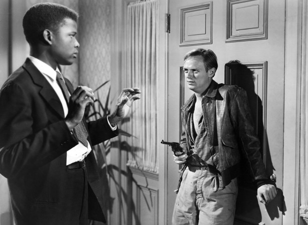 Sidney Poitier and Richard Widmark in No Way Out (Image: Alt Film Guide)