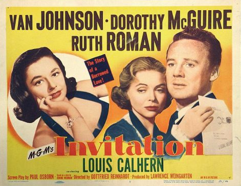 Invitation (1952) – The Motion Pictures